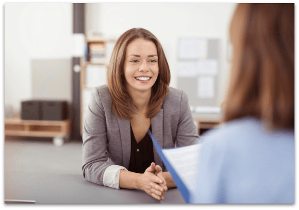 man and woman smiling together in Albuquerque